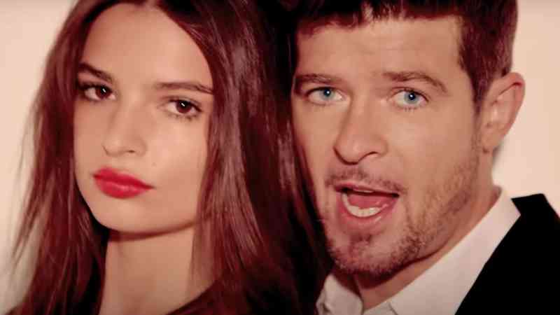 Emily Ratajkowski denuncia a Robin Thicke por acoso sexual
