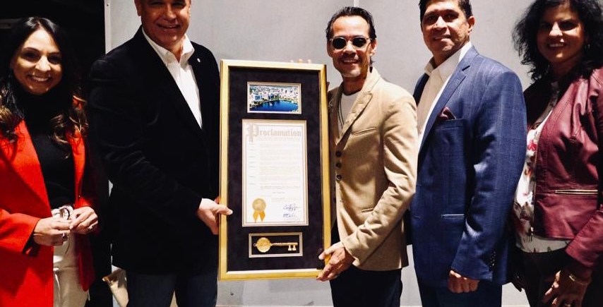 Marc Anthony recibió la Llave de la Ciudad de Orlando