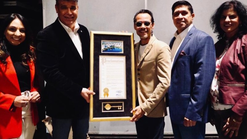 Marc Anthony recibió la Llave de la Ciudad de Orlando