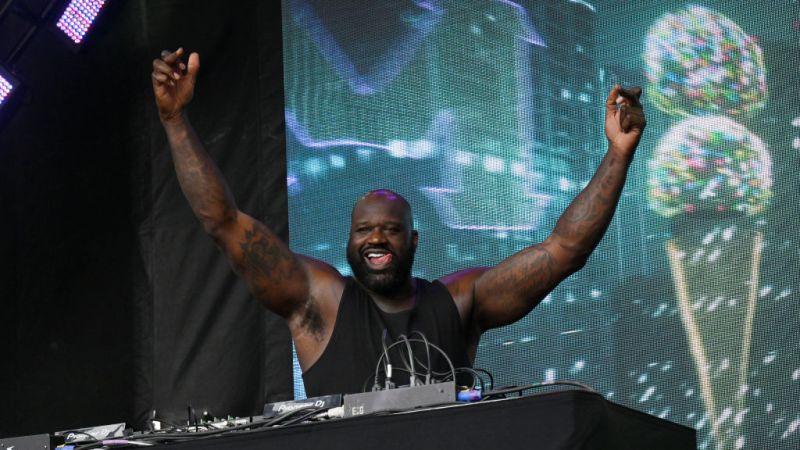 Shaquille O'Neal se hizo DJ y ya tocó en un festival en Ibiza