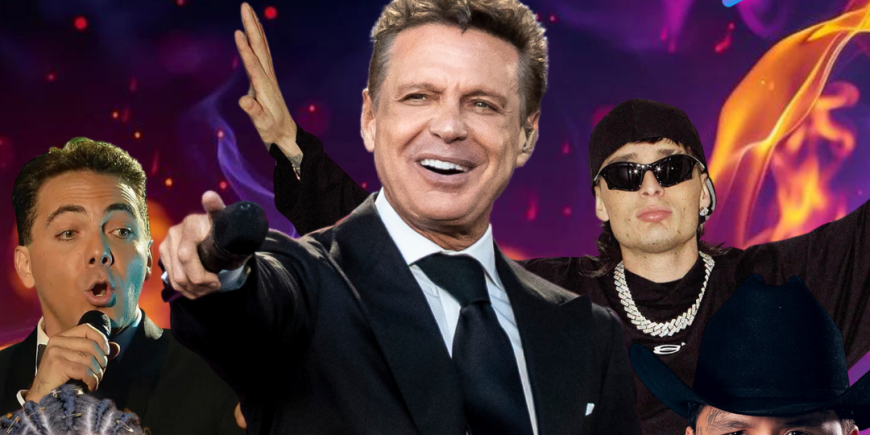 Artistas que han sido captados en conciertos de Luis Miguel