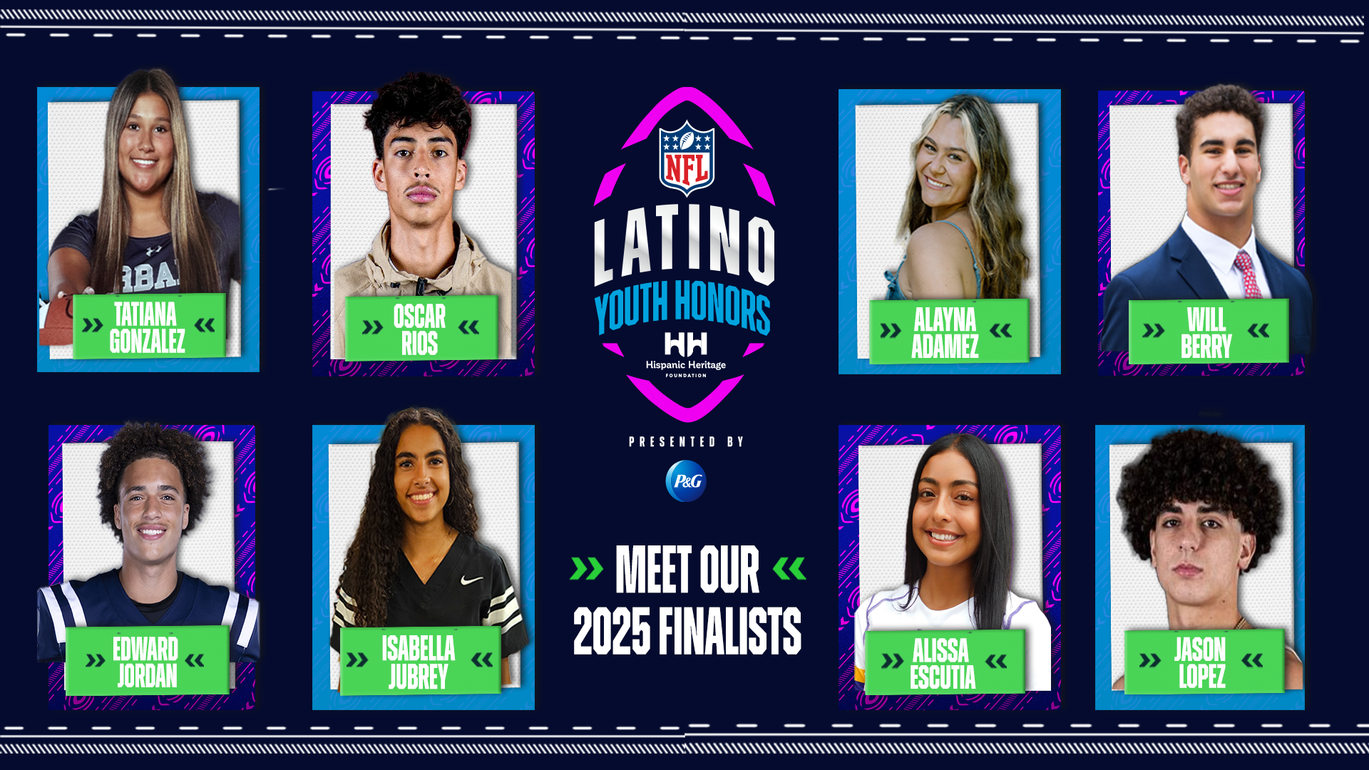 NFL Latino Youth Honors 2025 Finalistas