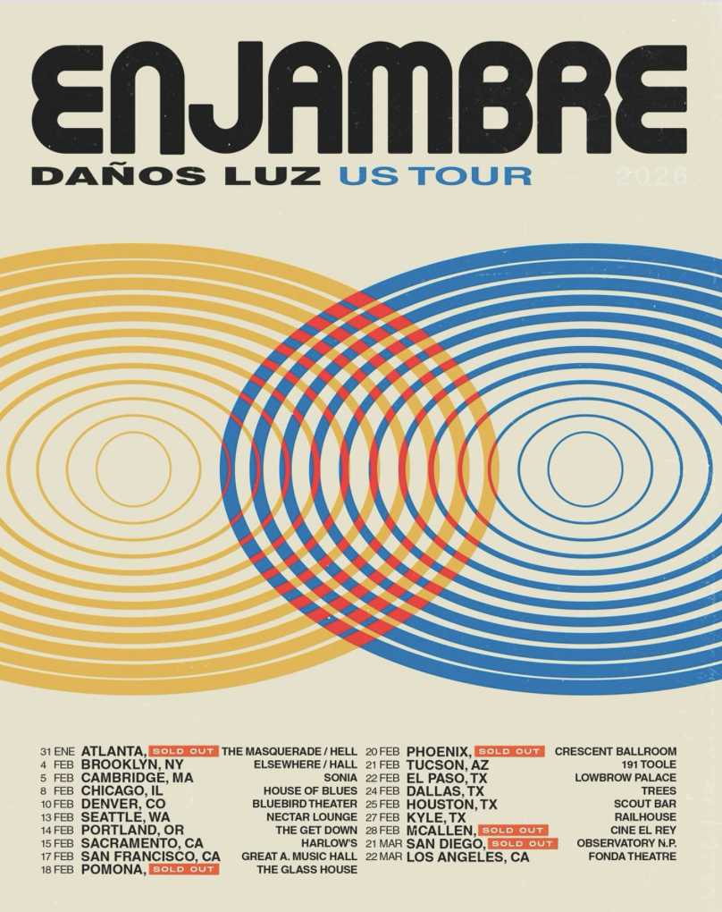 Enjambre 2026 Us Tour Dates