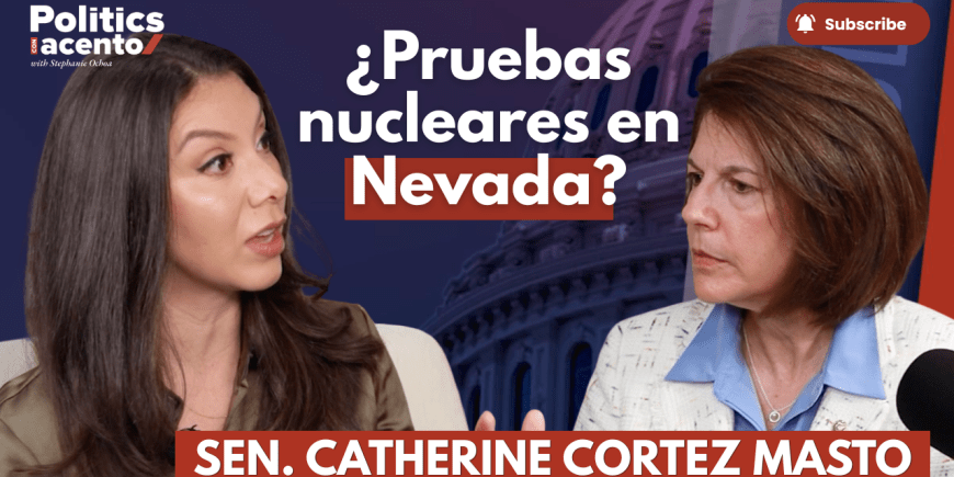 Politics con Acento regresa: Marcha 'No Kings' y la Senadora Catherine Cortez Masto