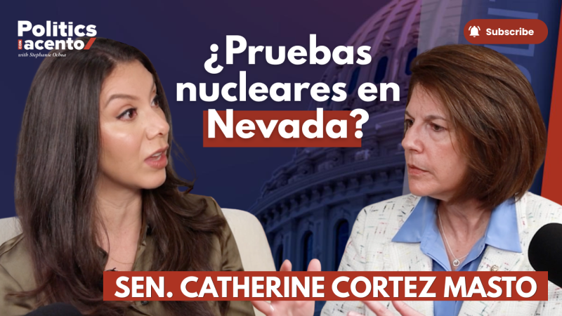 Politics con Acento regresa: Marcha 'No Kings' y la Senadora Catherine Cortez Masto